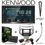 Kenwood DNR476S Navigation Receiver Dashkit for Jeep cherokee KIT-CHK1 Package