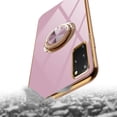 thumbnail image 6 of for Samsung Galaxy Note 20 5G Case with 1 Screen Protector, Built-in 360° Rotation Ring Holder Magnetic Stand, Luxury Shiny Plating Edge Shockproof Electroplated Protective Cover (Purple), 6 of 6