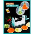 thumbnail image 1 of CraftVeg - Mandoline Vegetable Spiralizer Zucchini Noodle Maker (Green), 1 of 2