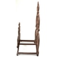thumbnail image 3 of Cast Iron Garden Hose Holder - Floral & Spade Pattern - 13.25" Tall, 3 of 6
