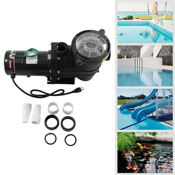 ChicHomey ​​1.5 HP 1100W Dual Voltage Swimming Pool Pump,108 GPM High Flow, for In/Ground Pools/Spas/Spas​
