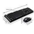 thumbnail image 1 of XTMPMY Mejore la productividad y la comodidad de su oficina en casa con el último conjunto de teclado y mouse con cable USB universal, eficiente y sin luminosidad: perfecto para la mejor experiencia, 1 of 6