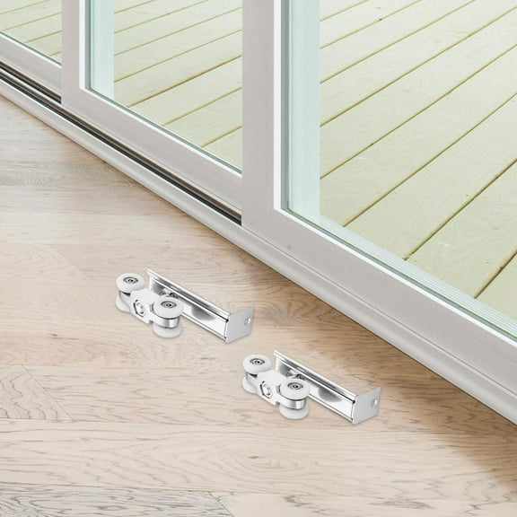 Clispeed 1Set Sliding Pocket Door Roller with Steel and Nylon for Smooth and Sturdy Door Movement