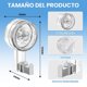 thumbnail image 2 of 4 PCS Gancho de Succión para Baño, Ganchos de Ventosa para Ducha, Ganchos Ventosa de Succión Colgador Sin Taladro, Ganchos Adhesivos para Pared para Cocina Ducha Puerta y Ventana (4 Pack), 2 of 4