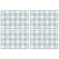 thumbnail image 1 of Napperons pour Table à Manger Été à Carreaux Pique-Nique BBQ Ensemble de Table Napperons pour Fêtes et Décorations de Table de Noël-Carreaux Rouges 4 Pcs, 1 of 7