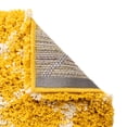 thumbnail image 4 of Unique Loom Moroccan Trellis Shag Collection Area Rug - Meknes (7' 10" Square Yellow/Ivory), 4 of 6