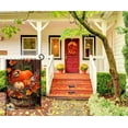 thumbnail image 2 of HEJULIK Fall Thanksgiving Pumpkin Small Garden Flag 12x18 Inch Vertical Double Sided Autumn Watercolor Bird Burlap Yard Outdoor Decor, 2 of 7