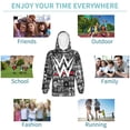 thumbnail image 4 of W-W-E Hoodies for Boys Girls, Novelty Hooded Sweatshirt with Pocket, Kids Unisex 3D Print Pullover Hoodies, 7-20 Year, 4 of 8