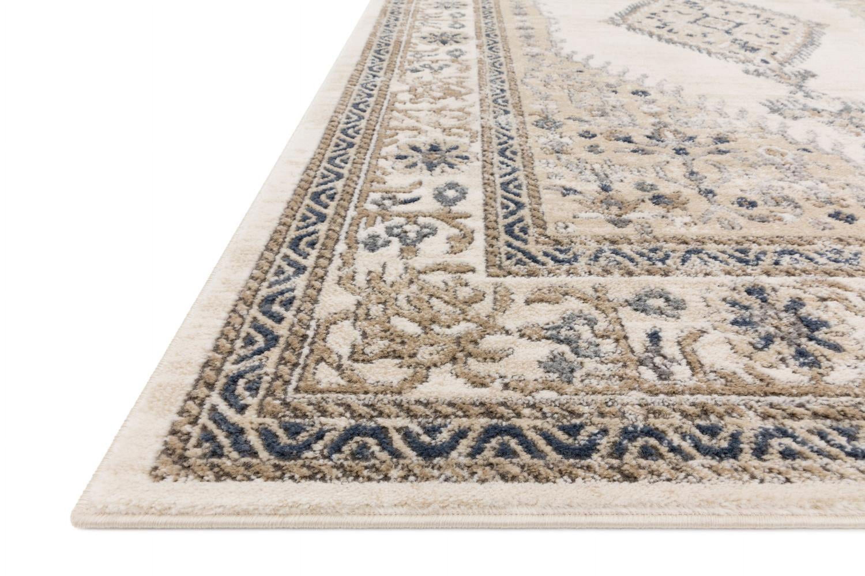 Loloi Teagan Oatmeal / Ivory 11'-6" x 15' Area Rug