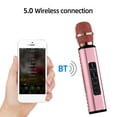 thumbnail image 5 of Happy Date Wireless Karaoke Microphone Bluetooth Handheld Portable Speaker Home KTV Player for Party Live Show, 5 of 9