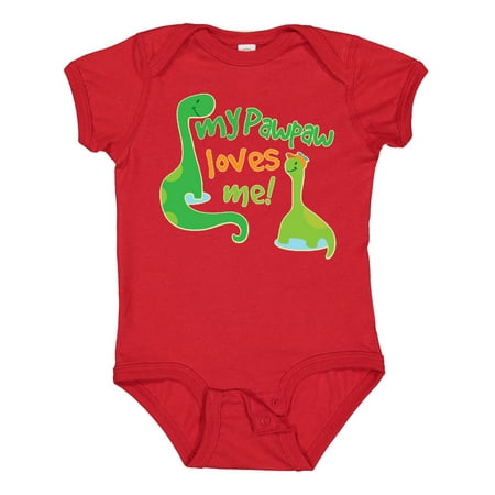 

Inktastic My PawPaw Loves Me Gift Baby Boy Bodysuit