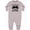 AC-Heather Grey, variant on Boxer Like Daddy Boxing Baby Fleece Romper