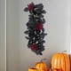 thumbnail image 3 of Hojas de arce colgantes de Halloween para colgar en la pared, plantas rústicas para decoración de otoño, para exteriores, interiores, jardín, fiesta Estilo C, 3 of 6