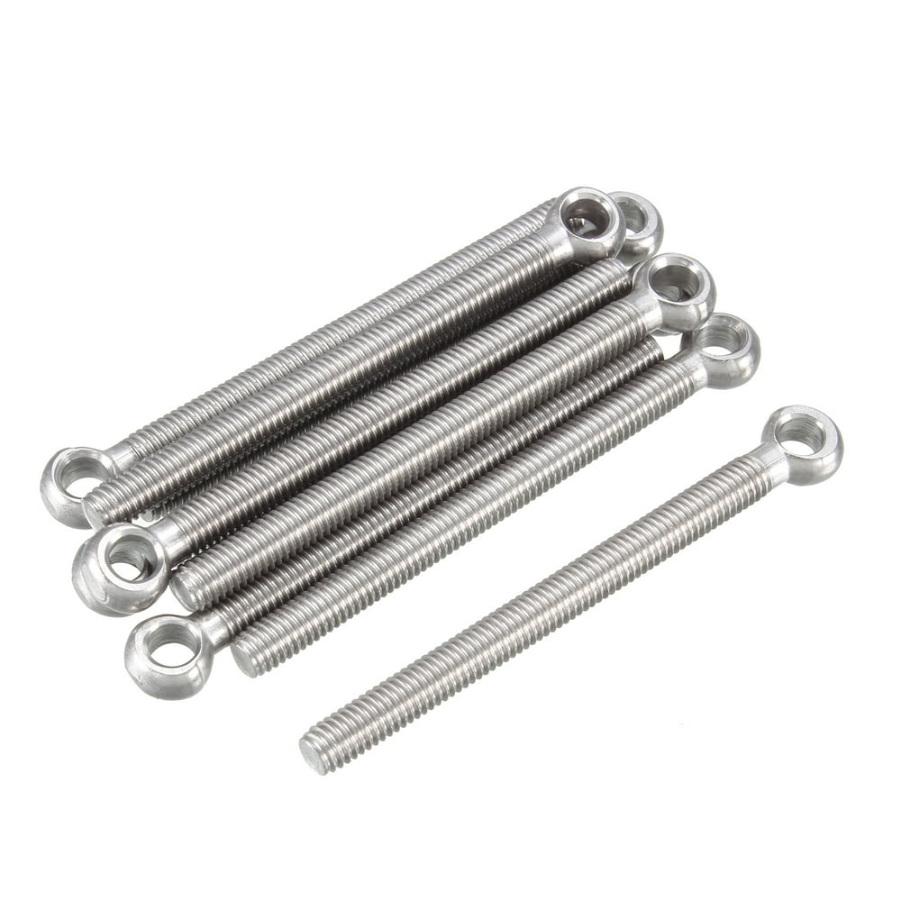 M5 x 60mm Stainless Steel Machine Shoulder Lift Eye Bolt Rigging 10pcs