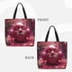 thumbnail image 2 of Balery Surreal Pink Headphones Bolsa de Mano para Mujeres con Cremallera, Bolsa de Gimnasio con Compartimentos, Bolsa para Laptop, Bolsa para Trabajo, 2 of 7