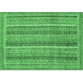 thumbnail image 1 of Ahgly Company Indoor Rectangle Oriental Emerald Green Modern Area Rugs, 6' x 9', 1 of 4