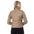 thumbnail image 5 of Vegan Leather Moto Quilted Jacket, 5 of 5