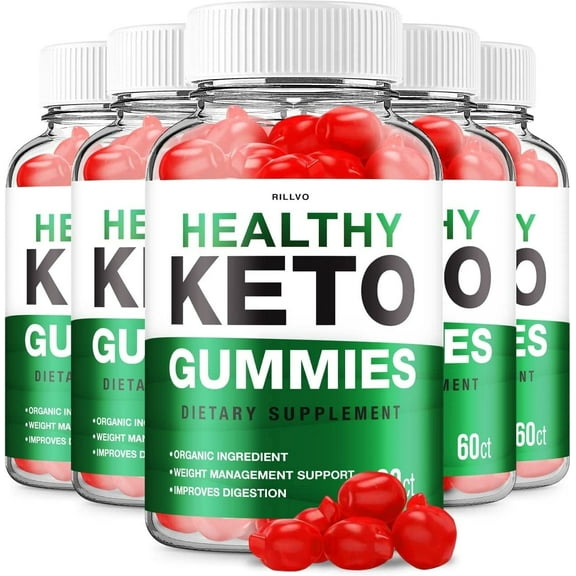 5 Pack Healthy Keto ACV Gummies - Advanced Formula Healthy Keto Gummies with Apple Cider Vinegar Dietary Supplement 300 Gummies