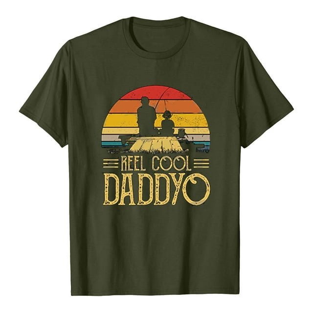 Camiseta del día del padre Camiseta de manga corta con estampado de letras de verano para hombre y mujer Regalo para el padre Fridja hjk3183