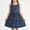 Navy, variant on Piuwrlz Girls Casual Play Dresses Girl Summer Plain Dress New Cotton Princess Skirts Navy Size 5-6Years