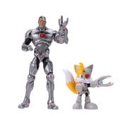 Sonic x DC Action Figure Multipack - 2.5 inch Tails & 5 inch Cyborg