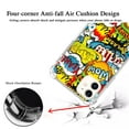 thumbnail image 4 of Pop Art Case Compatible with iPhone 12,Aesthetic Art Design TPU Bumper Cover Case, 4 of 6