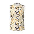 thumbnail image 6 of Lsque Snake And Floral Print Men's Cotton Blend Sleeveless Muscle Shirts (S-3XL)- Moisture Wicking, Odor Protection, UPF 30+,Large, 6 of 8
