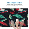thumbnail image 4 of Rateoe Fishing Lure Print Mouse Pad - Extended Large Gaming Mousepad,Non-Slip Stitched Edge,16x29.5 Inch, 4 of 8