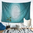 thumbnail image 4 of YFYANG Blue Abstract Lines Tapestry, Bedroom Dormitory Living Room Decoration Tapestrys Wall Hanging , 80 x 60 in, 4 of 8