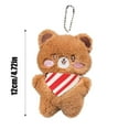 thumbnail image 3 of Adorable Cartoon Bear Toy with Squeaker Hanging Soft Stuffed Animal Friend for Children, 3 of 5