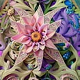 thumbnail image 2 of The Blossom Symphony - Intricate Flower Canvas Wall Art, 2 of 2