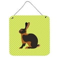 thumbnail image 1 of Carolines Treasures BB7789DS66 Tan Rabbit Green Wall or Door Hanging Prints, 6 x 6 in., 1 of 1