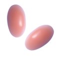 thumbnail image 3 of 1 Pair of Detachable Shoulder Pads Self-Adhesive Shoulder Beautifier Portable Shoulder Enhancer (Skin Color), 3 of 8