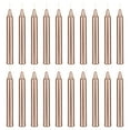 thumbnail image 3 of Mega Candles 20 pcs Unscented Rose Gold Mini Taper Candle, 4 Inch Tall x 1/2 Inch Diameter, Great for Casting Chimes, Rituals, Spells, Vigil, Witchcraft, Wiccan Supplies, Wax Play & More, 3 of 3