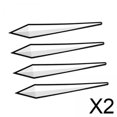 thumbnail image 1 of 2x4 Piezas Tiras Protectoras Antiarañazos Genéricas Para Coche, Pegatinas Protectoras Para SUV, Color, 1 of 8