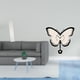 thumbnail image 2 of Pantalla De Lámpara De Pie Para Sala De Estar Y Reloj De Pared Con Mariposas, Acrílico, Anti-tictac, Cubierta Decorativa Para Oficina, Comedor, Habitación Infantil, Decoración De Estilo, 2 of 8