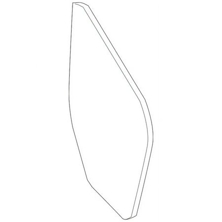Genuine OE Honda Mirror Glass - 76253-TBA-C01 Fits select: 2017 HONDA CIVIC EX, 2016 HONDA CIVIC LX