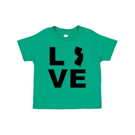 

Inktastic Love New Jersey Gift Toddler Boy or Toddler Girl T-Shirt