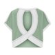 thumbnail image 2 of Tops de Cuello Redondo para las Mujeres de Manga Corta Impresa Casual, Camiseta de Moda para Uso Diario Y de Fiesta, 2 of 5