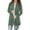 Green, variant on Womens Open Front Cardigan Duster Eyelet Lightweight Fall Trendy Long Sleeve Cardigans Sweater with Pockets Womens Water Proof Rain Jacket with Hood S-367 Green XXL