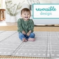 thumbnail image 4 of Infantino Foldable Soft Foam Mat, Extra Large Double-Sided Cushioned Portable Play Mat with Fold-Up Sides, Non Slip Crawling & Playing for Infants and Toddlers, Multicolor, 4 of 5