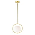 thumbnail image 3 of CWI Lighting 1 Light Mini Pendant with Medallion Gold Finish, 3 of 5