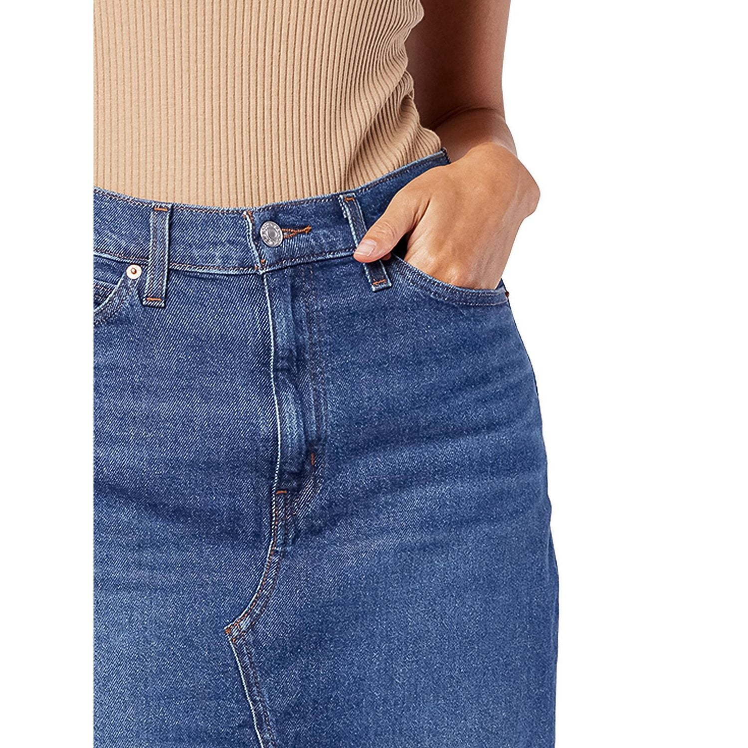 Levi Strauss SignatureMC Jupe midi d’époque pour femme Tailles offerte : 2 – 18