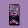 thumbnail image 4 of Funda de teléfono con paisaje Natural para iPhone, carcasa a prueba de golpes, color púrpura, azul, atardecer, nieve, montaña, 14, 13, 12, 11 Pro Max, XR, X, XS, 4 of 4