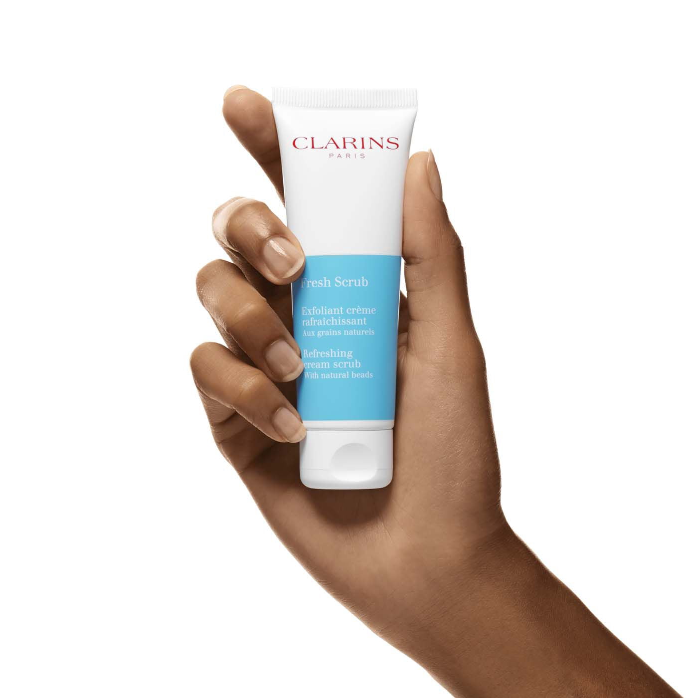 Clarins Fresh Scrub Refreshing Cream Scrub Refreshing Cream-Gel for All Skin Types 1.7 oz