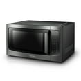 thumbnail image 3 of Toshiba 1.6 cu ft Countertop Microwave Oven With Inverter Technology and Smart Sensor, 1250W, Black Stainless Steel, MLEM45PIT BS, 3 of 10