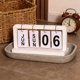 thumbnail image 4 of Calendario plegable de madera para escritorio | Decoración reutilizable con visualización de mes, semana y fecha | Decoración para el hogar, la oficina y el dormitorio, 4 of 6