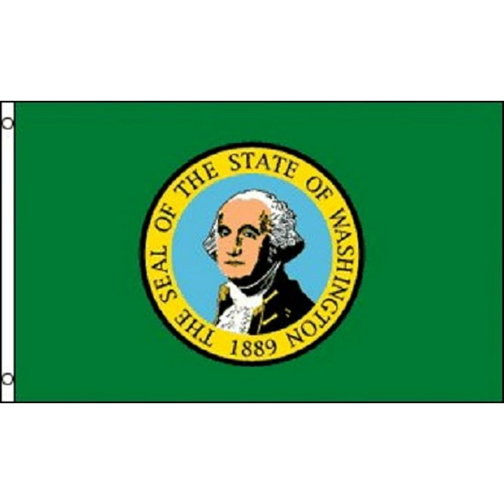 3x5 Washington Flag WA Banner State Pennant 3' x 5'