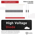 thumbnail image 4 of 20 Piezas 2CL77 Diodo de Alto Voltaje HV Rectificador 5MA 20KV Diodos Rectificadores para Regulador Voltaje, ModulacióN CodificacióN, 4 of 5