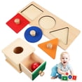 thumbnail image 1 of Miangastore 1 Set Throwing Box Toy Toy Ball Montessori Box Kid Toys, 1 of 8